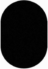 Ковер COMFORT SHAGGY 2_s600, 2*4, OVAL, BLACK